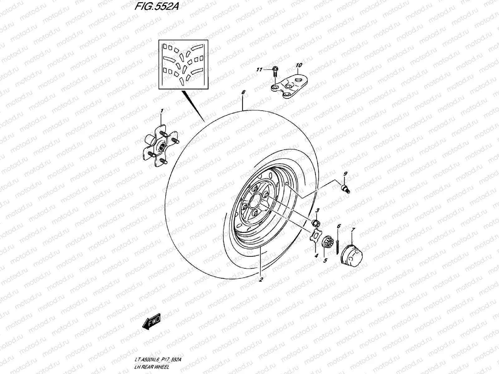 LH REAR WHEEL