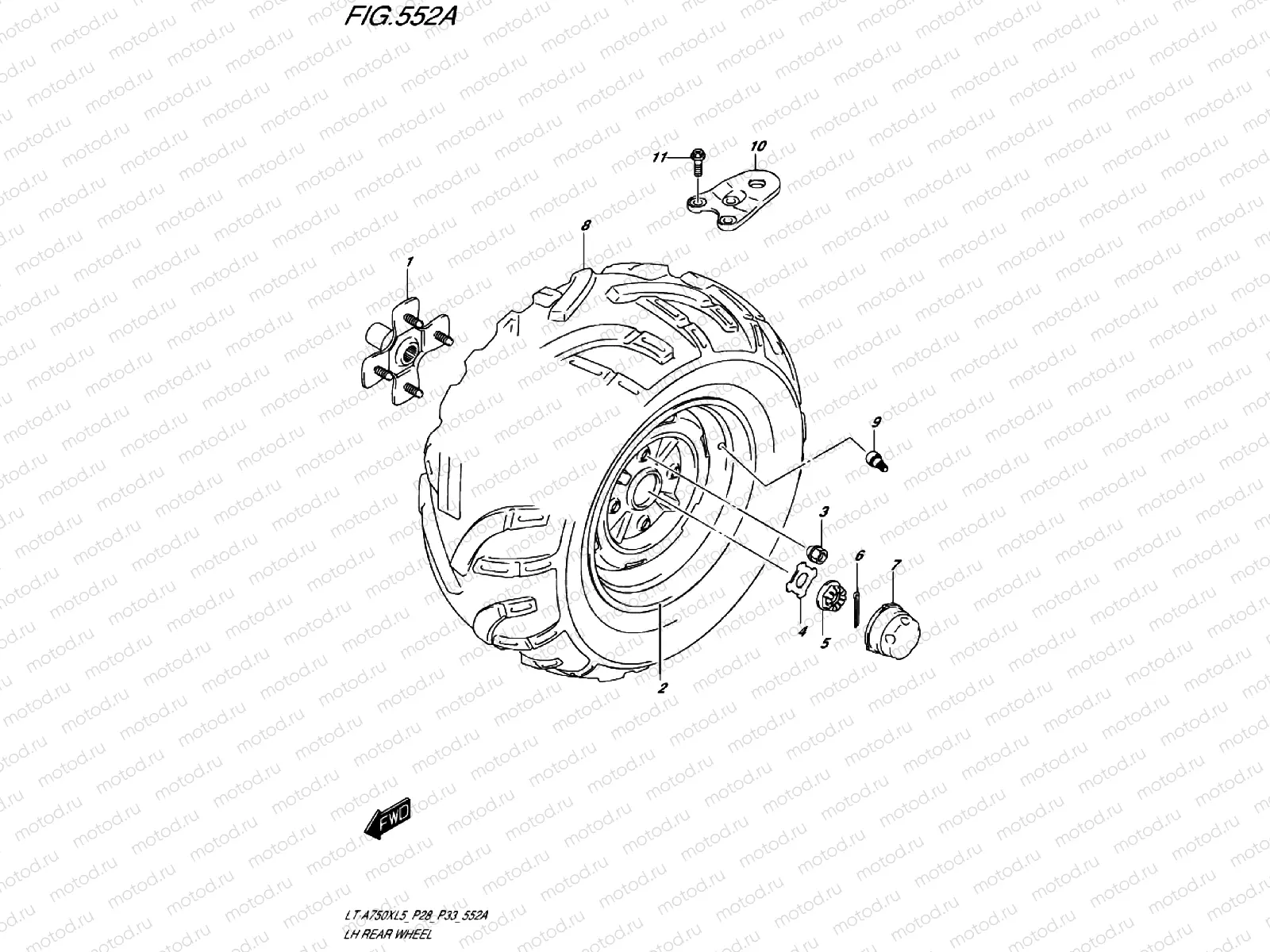 LH REAR WHEEL