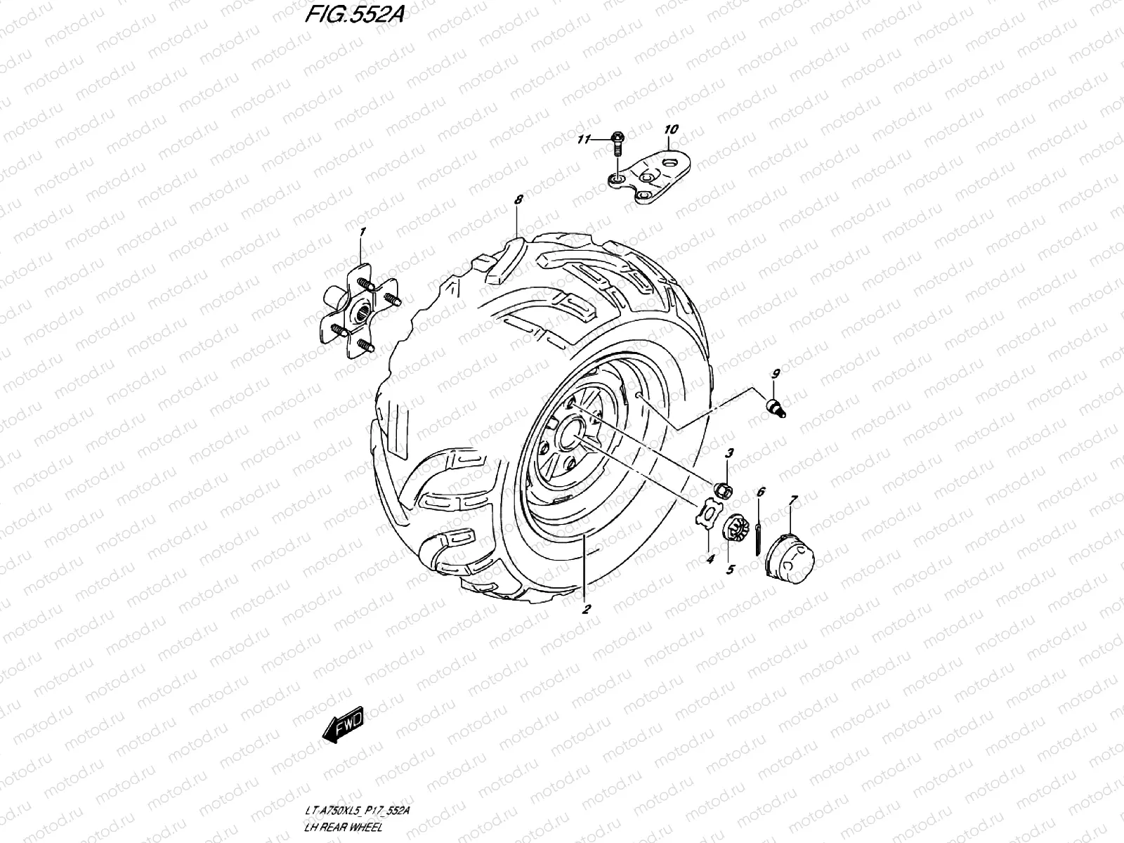LH REAR WHEEL