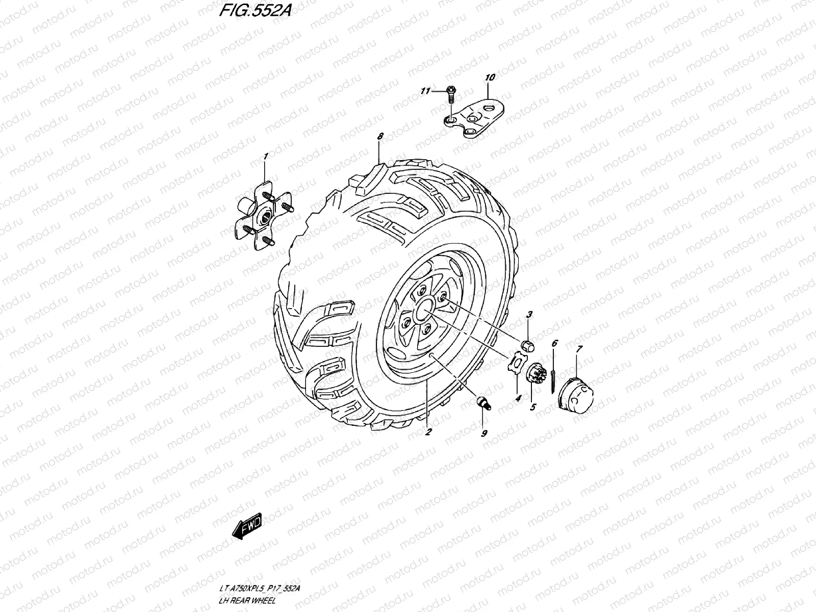 LH REAR WHEEL