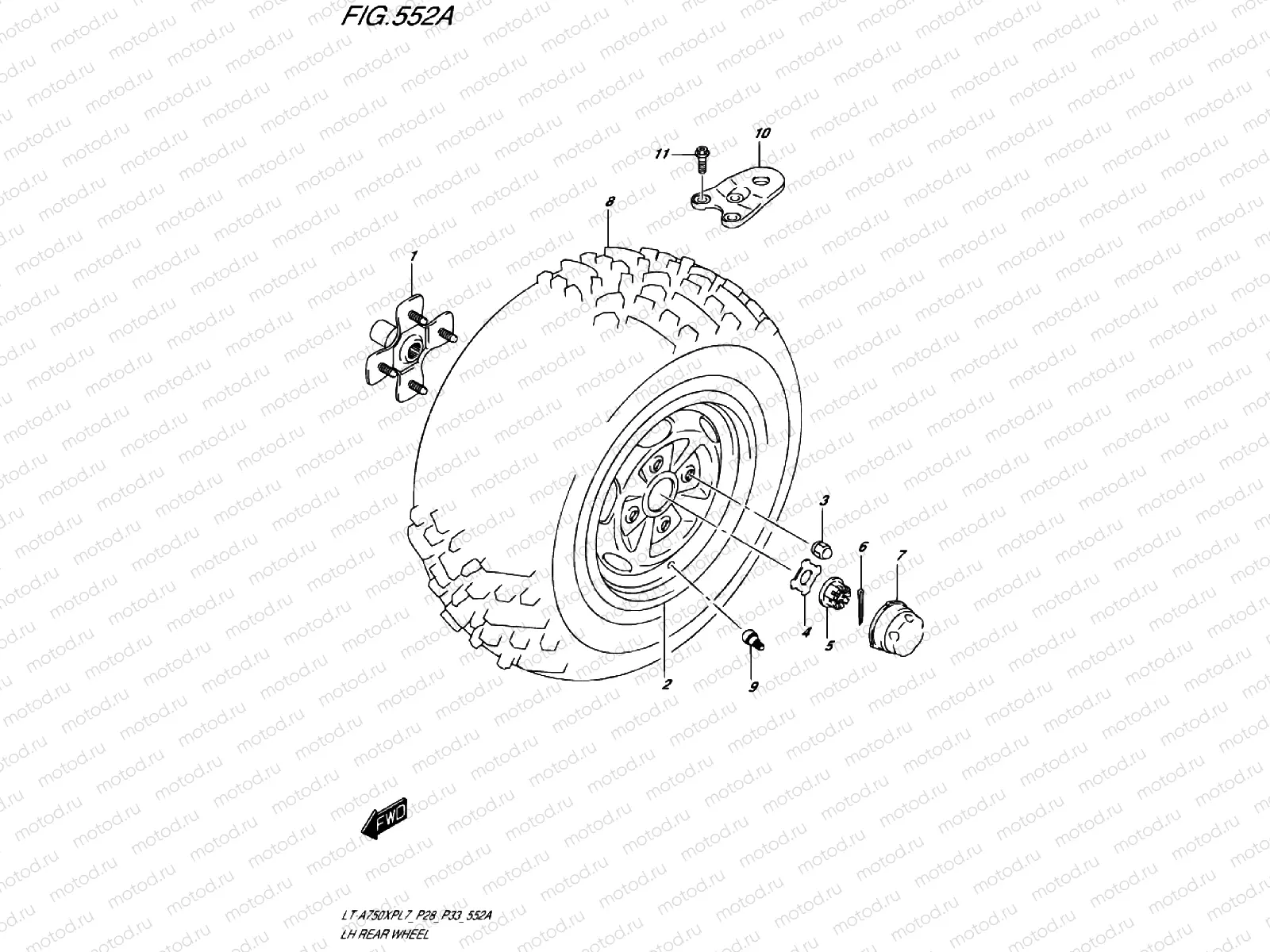 LH REAR WHEEL