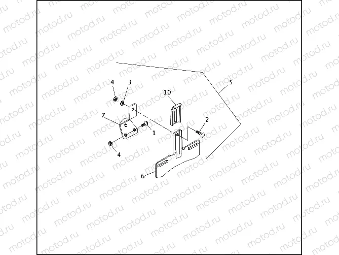 LICENSE PLATE BRACKET
