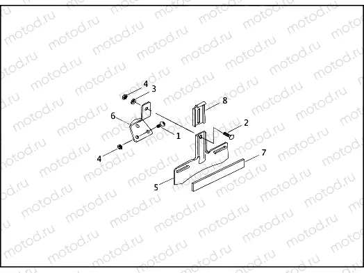 LICENSE PLATE BRACKET