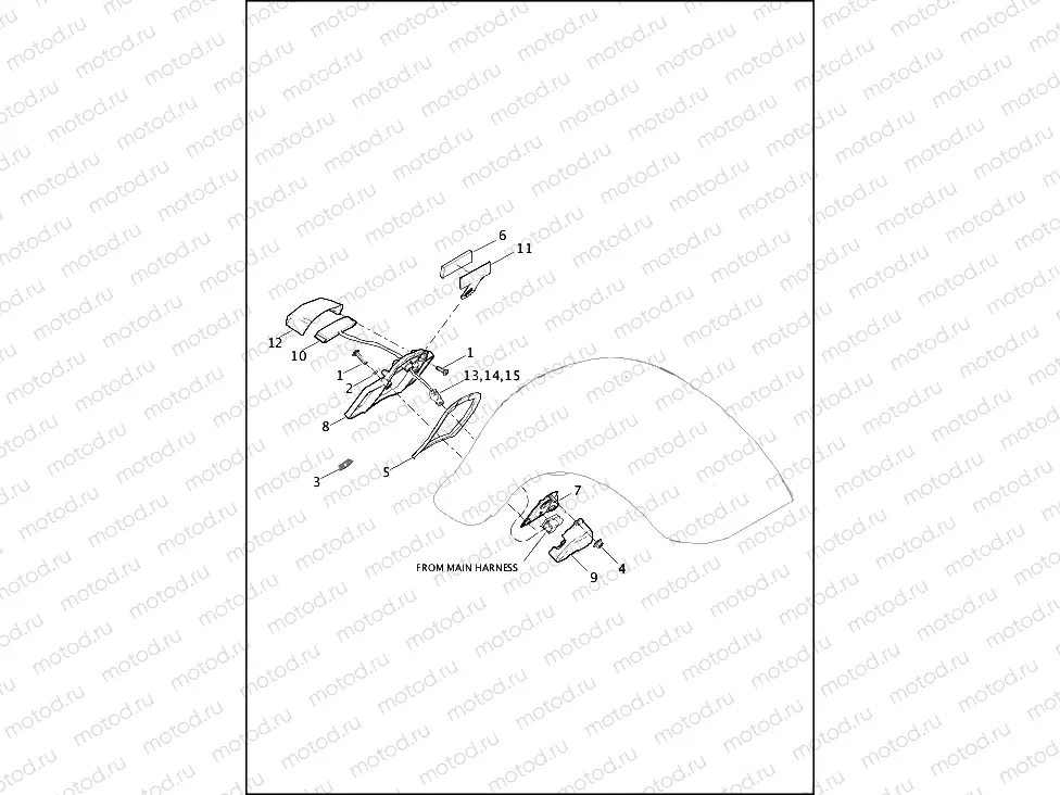 LICENSE PLATE BRACKET