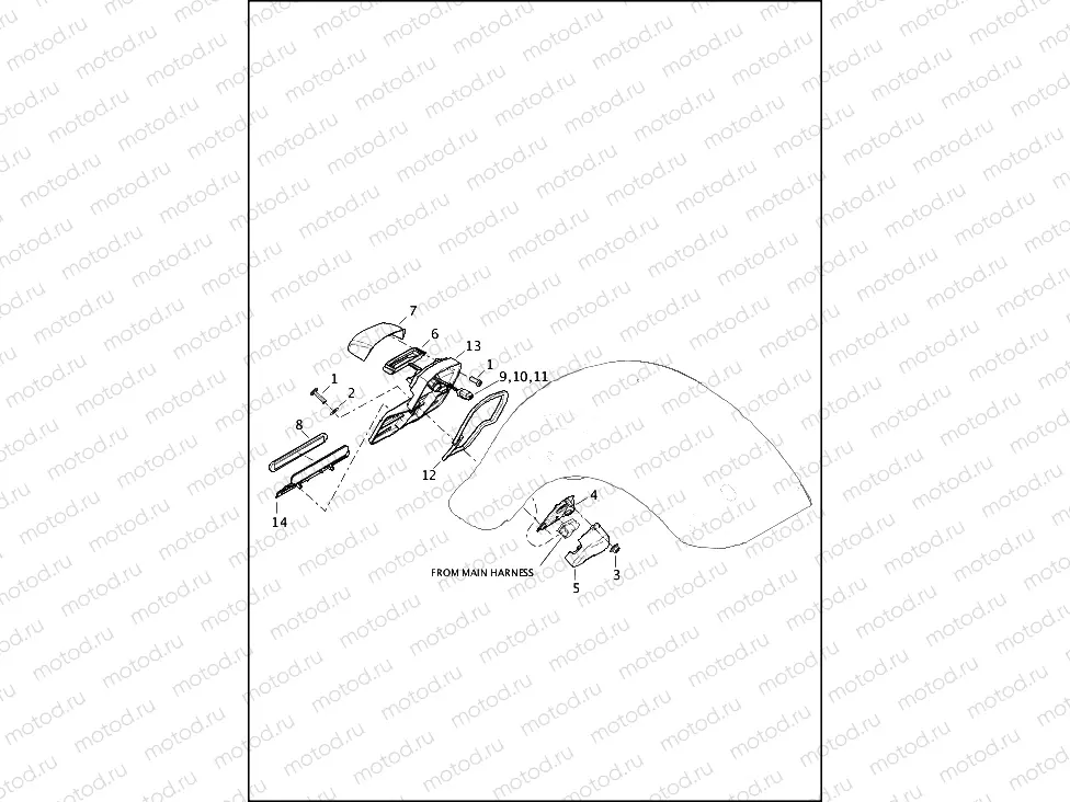 LICENSE PLATE BRACKET