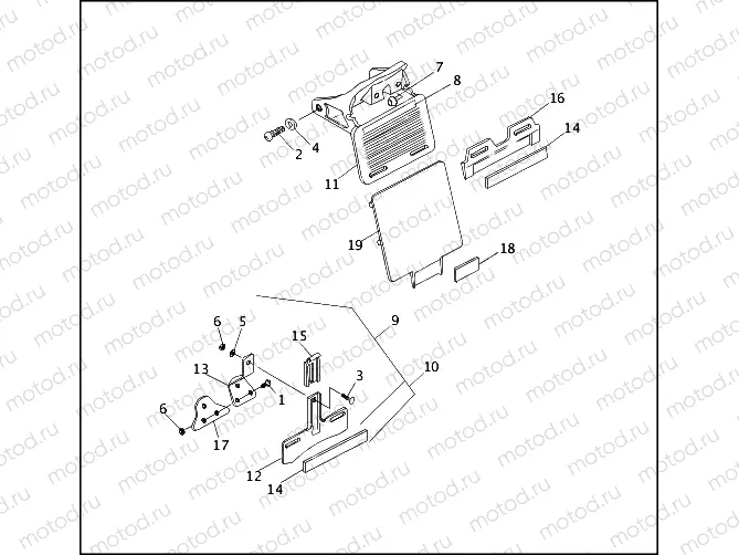 LICENSE PLATE BRACKETS