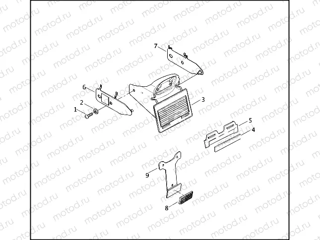 LICENSE PLATE BRACKETS