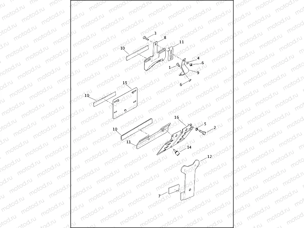 LICENSE PLATE BRACKETS