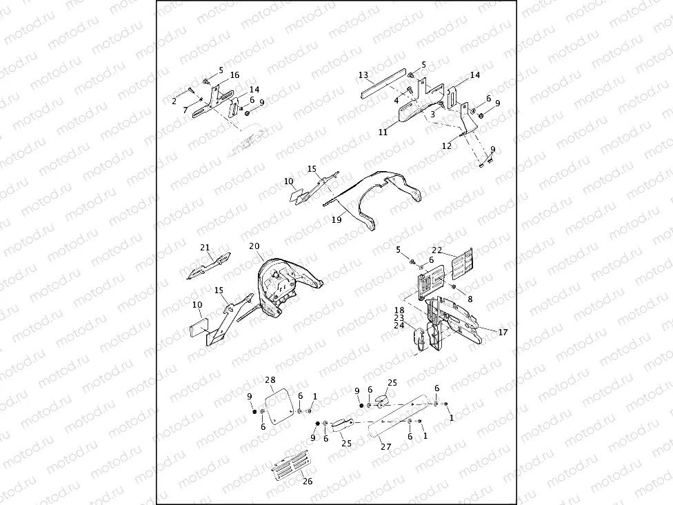 LICENSE PLATE BRACKETS
