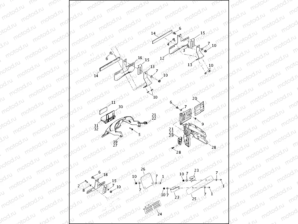 LICENSE PLATE BRACKETS