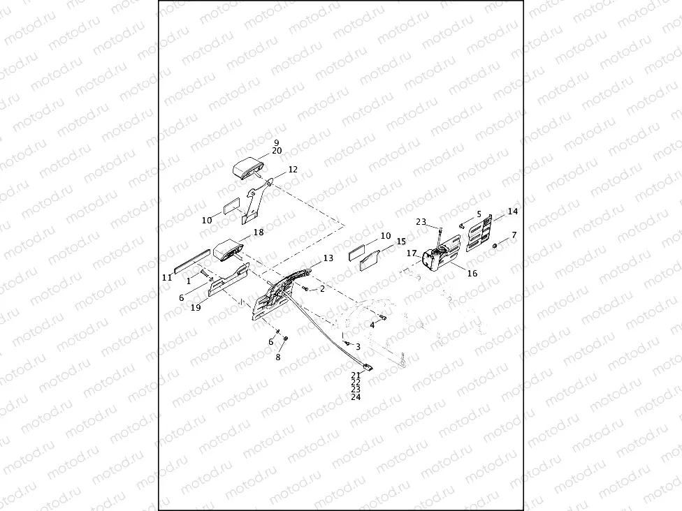 LICENSE PLATE BRACKETS - FLS