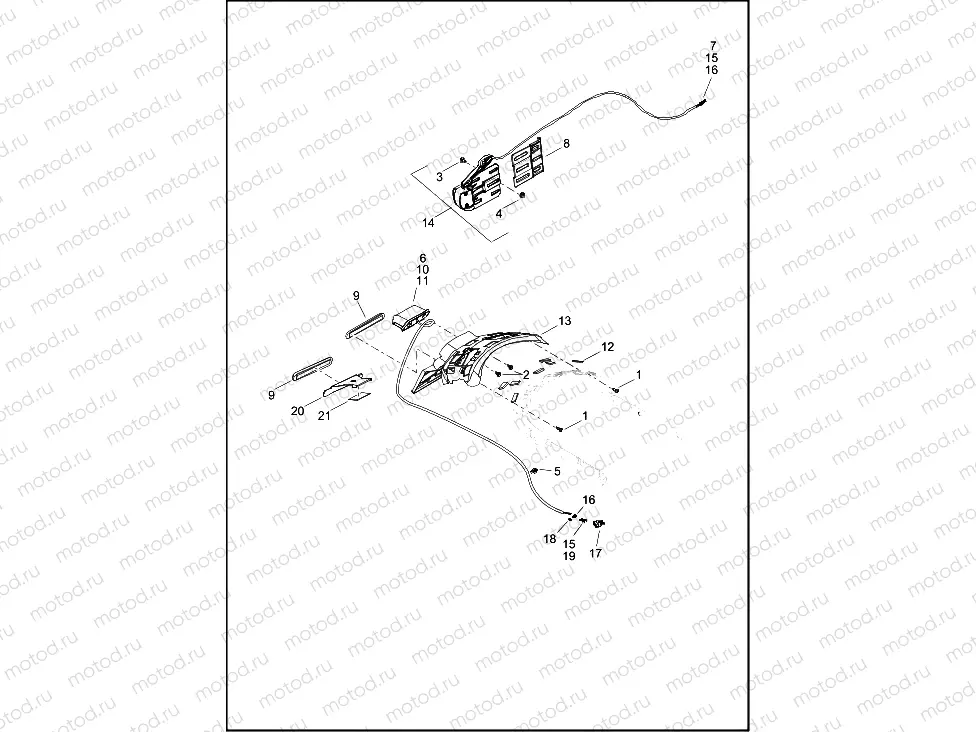 LICENSE PLATE BRACKETS - FXBR