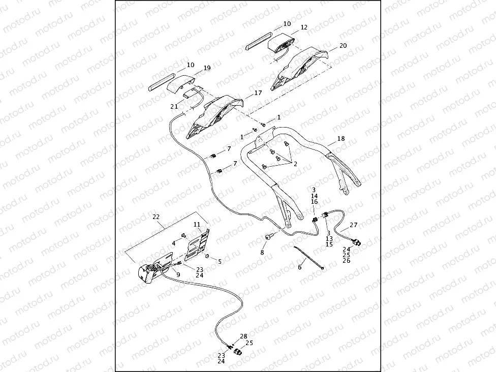 LICENSE PLATE BRACKETS - FXFB, FXFBS (2 OF 2)
