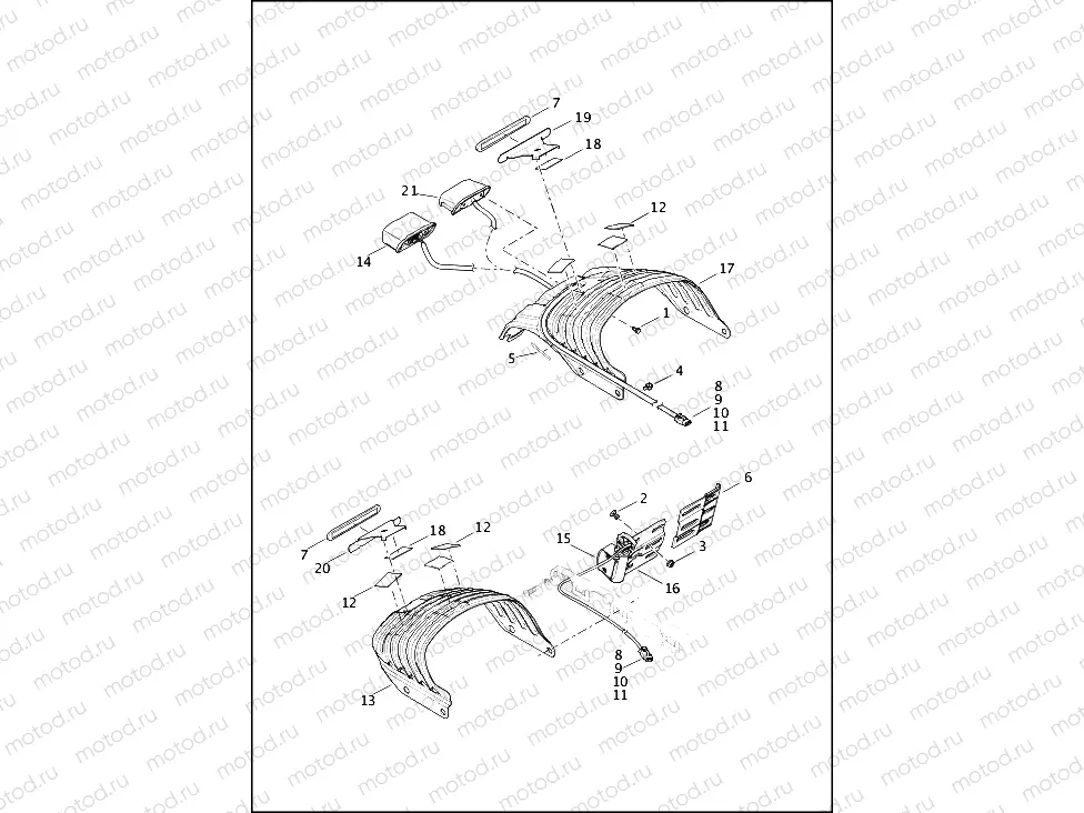 LICENSE PLATE BRACKETS - FXSB