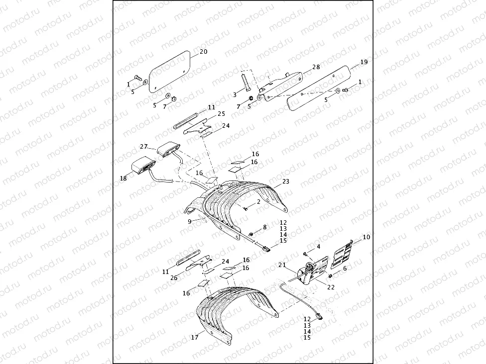 LICENSE PLATE BRACKETS - FXSB