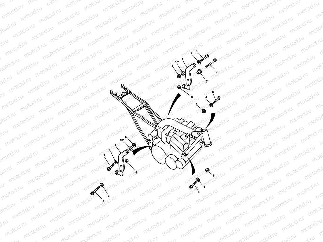 Linkage Carrier & Engine Mounting Bolts