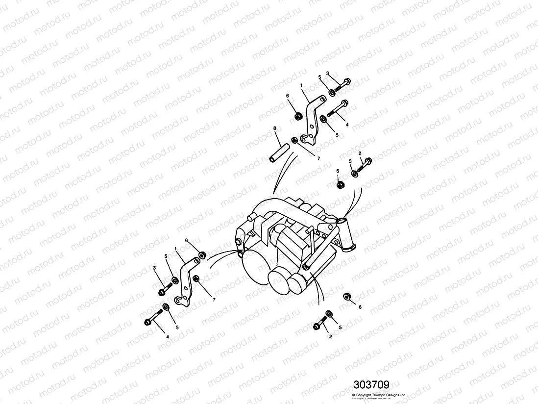 Linkage Carrier/Engine Mounting Bolts