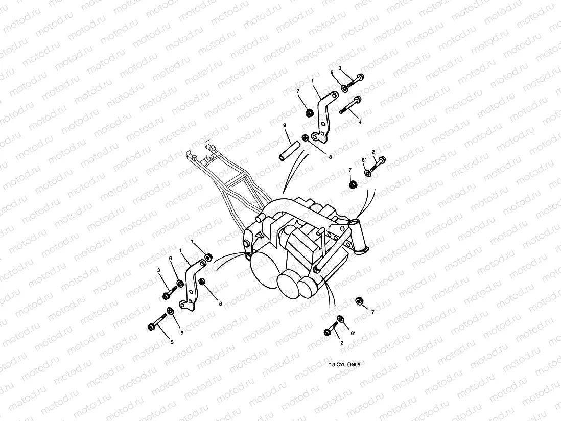 Linkage Carrier/Engine Mounting Bolts