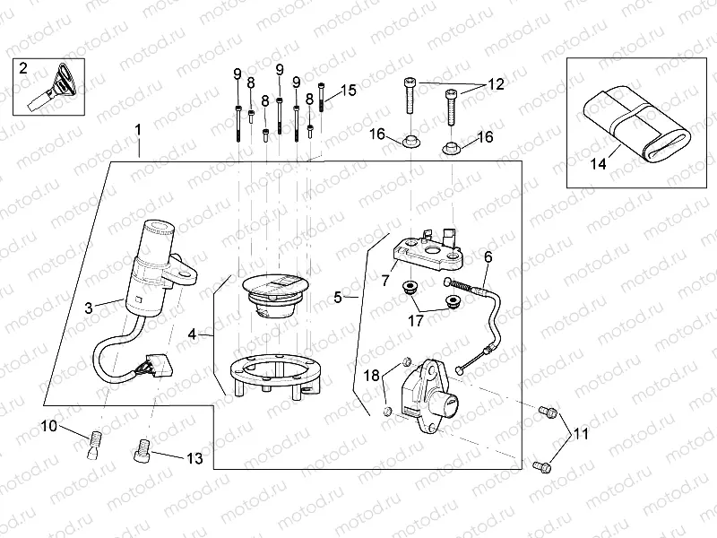 Lock hardware kit
