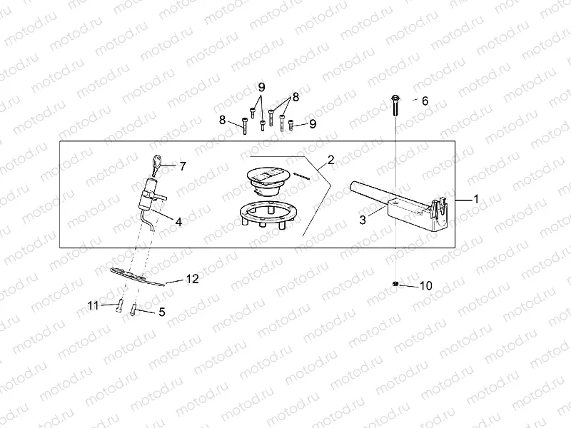 Lock hardware kit