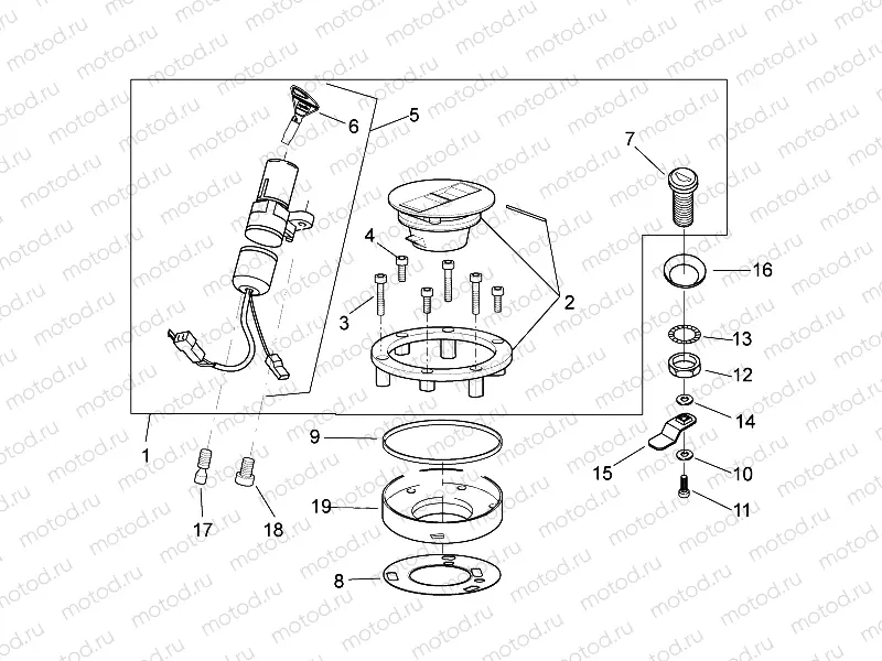 Lock hardware kit