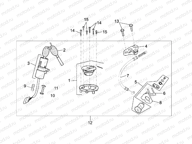Lock hardware kit