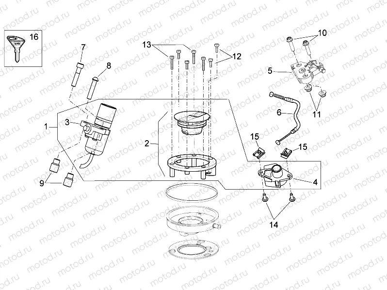 Lock hardware kit