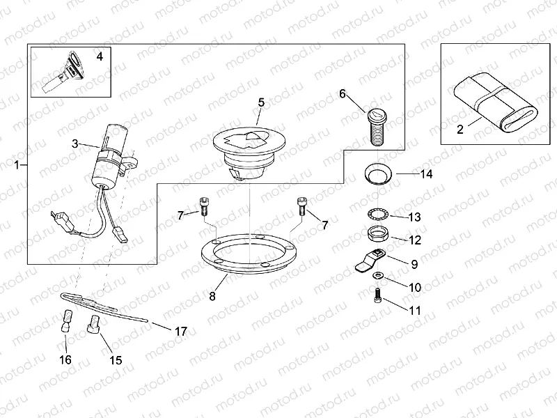 Lock hardware kit