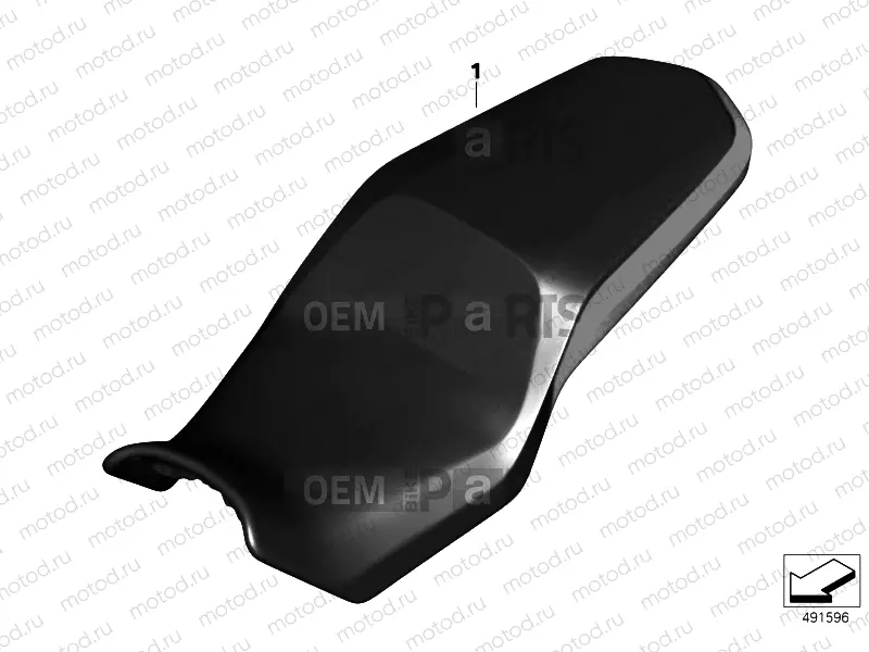 Low-profile bench seat