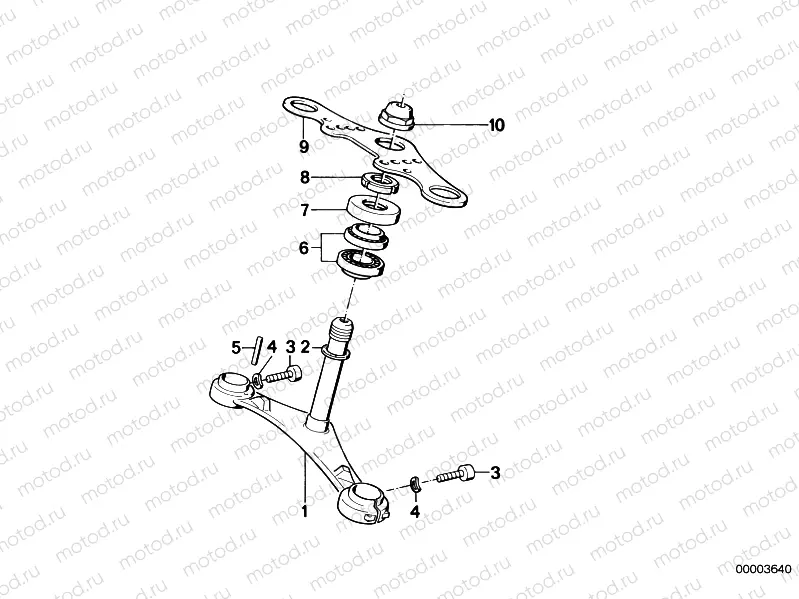 Lower fork cross brace