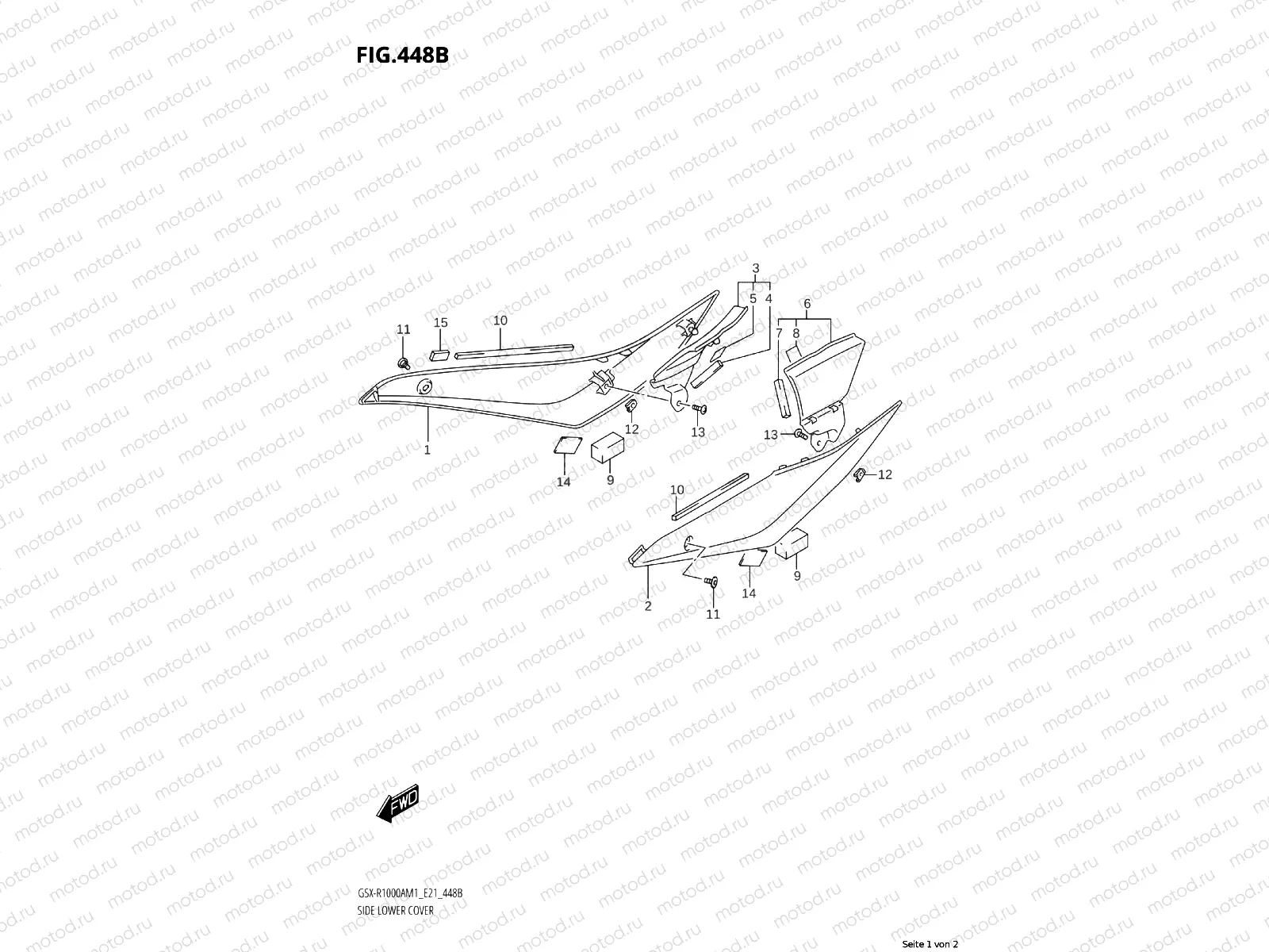 LOWER SIDE COVER (RZ)