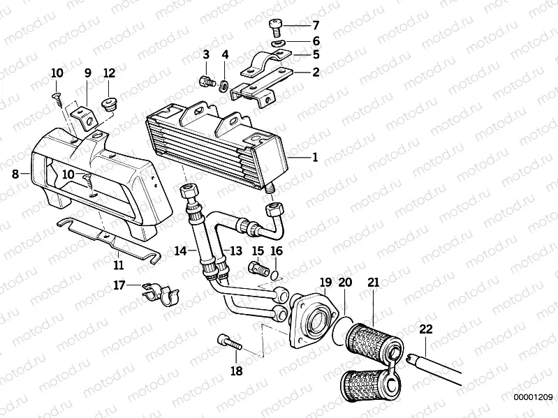 Lubrication system-Oil filter
