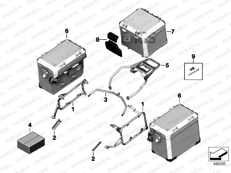 LUGGAGE SYSTEM ALUMINUM