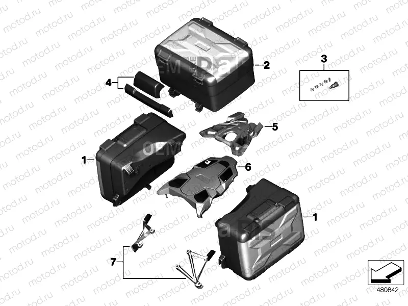LUGGAGE SYSTEM R 1200 GS