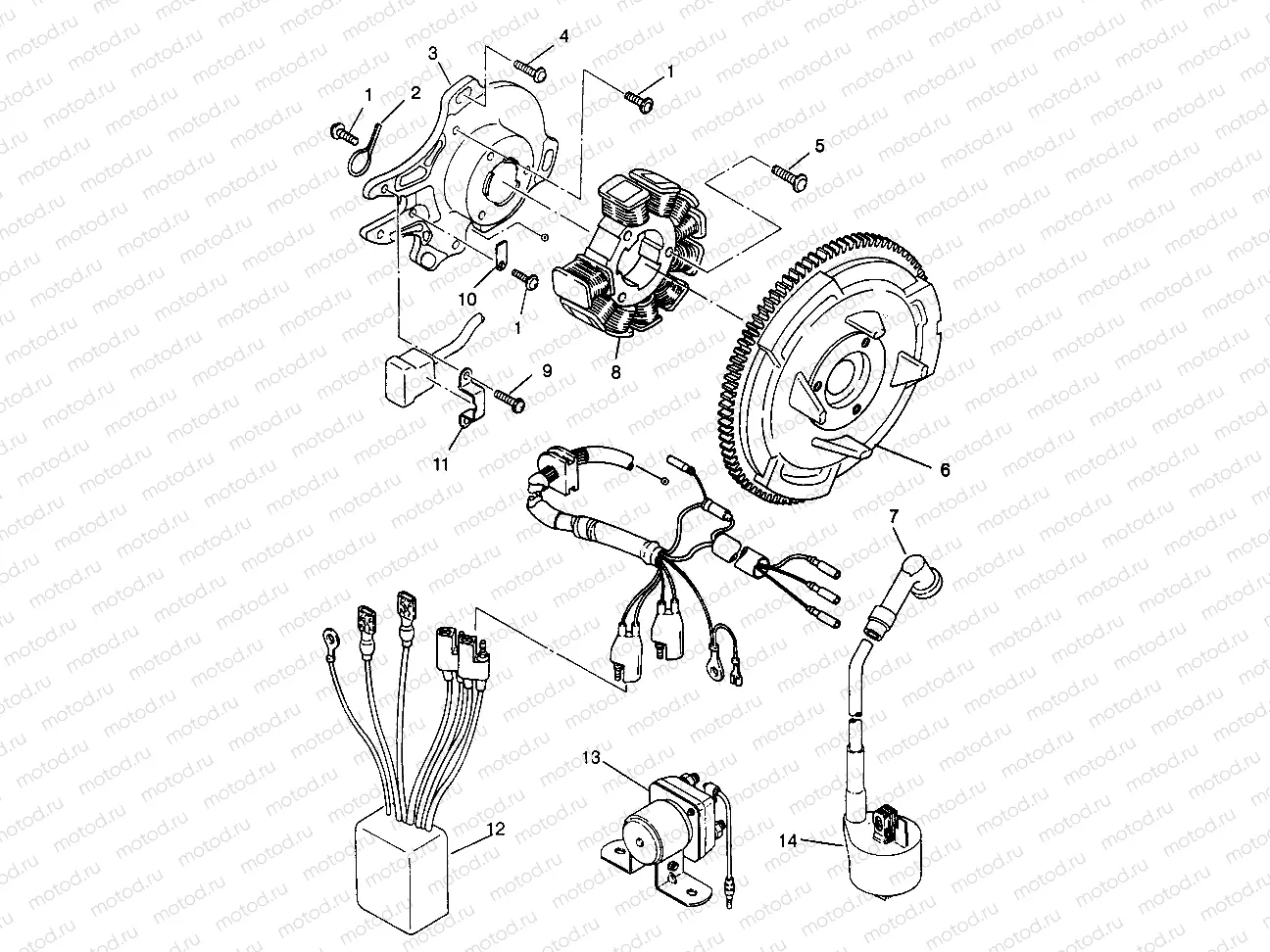 MAGNETO 6X6 400L W968740 and 6X6 400L Norwegian N968740 (4935963596E002) | MAGNETO 6X6 400L W968740 and 6X6 400L Norwegian N968740 (4935963596E002)