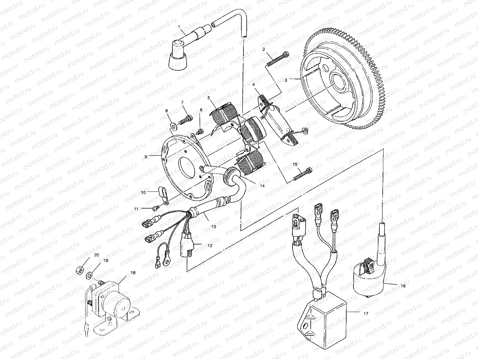 MAGNETO - A02BA25CA/CB/CD (4969896989C09) | MAGNETO - A02BA25CA/CB/CD (4969896989C09)