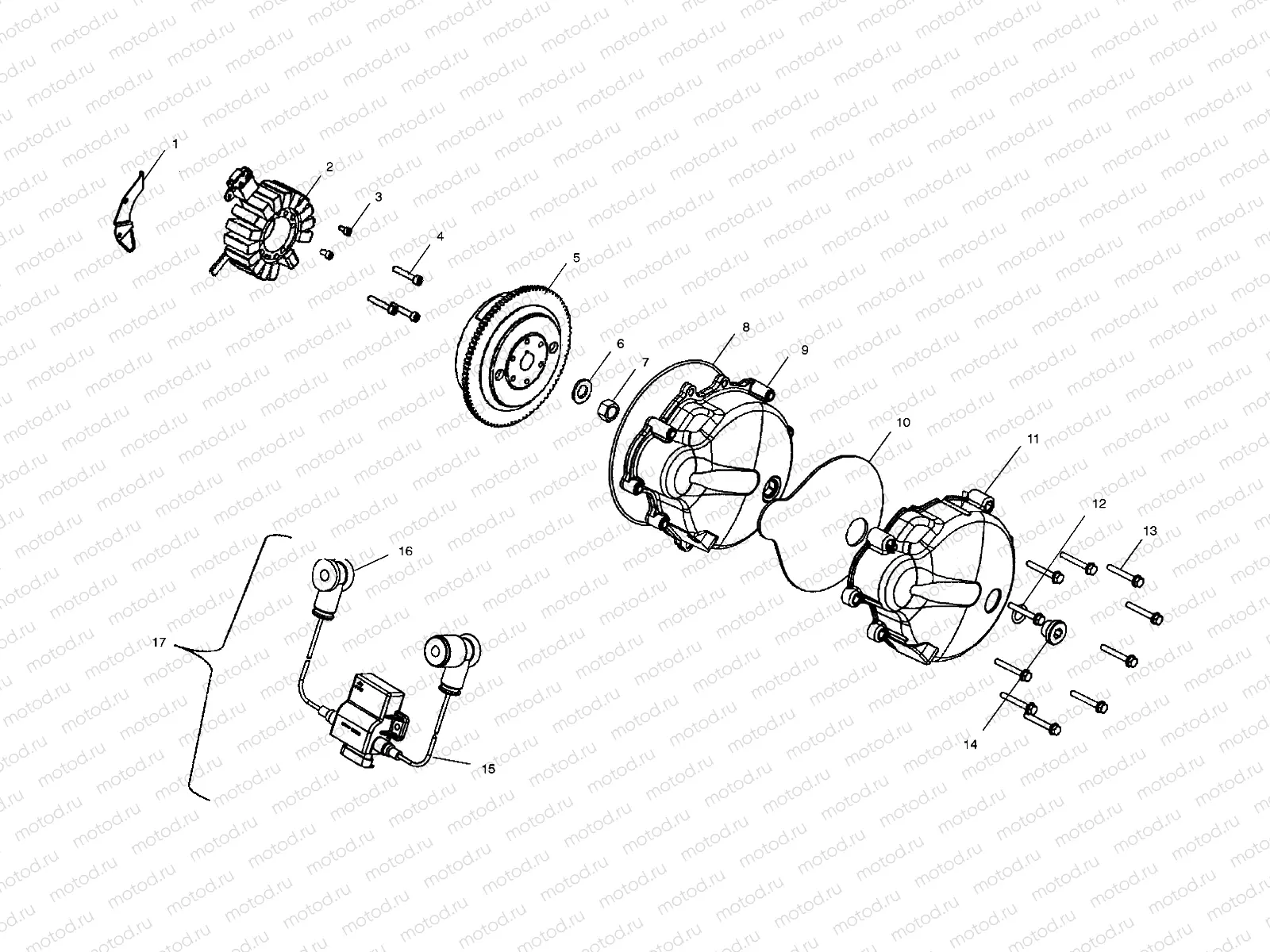 MAGNETO - A03CH68AA/AC/AF/AH/AL (4975557555D13) | MAGNETO - A03CH68AA/AC/AF/AH/AL (4975557555D13)