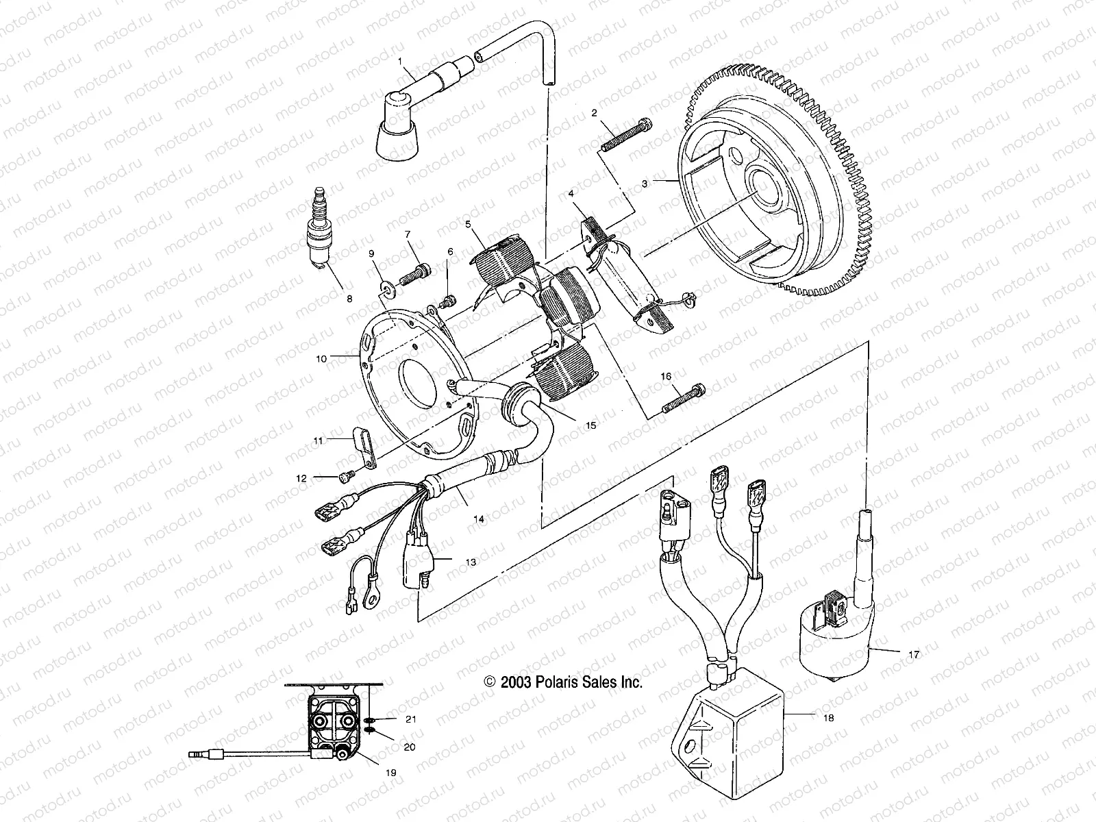 MAGNETO - A04BA25CA/CB (4986208620C08) | MAGNETO - A04BA25CA/CB (4986208620C08)