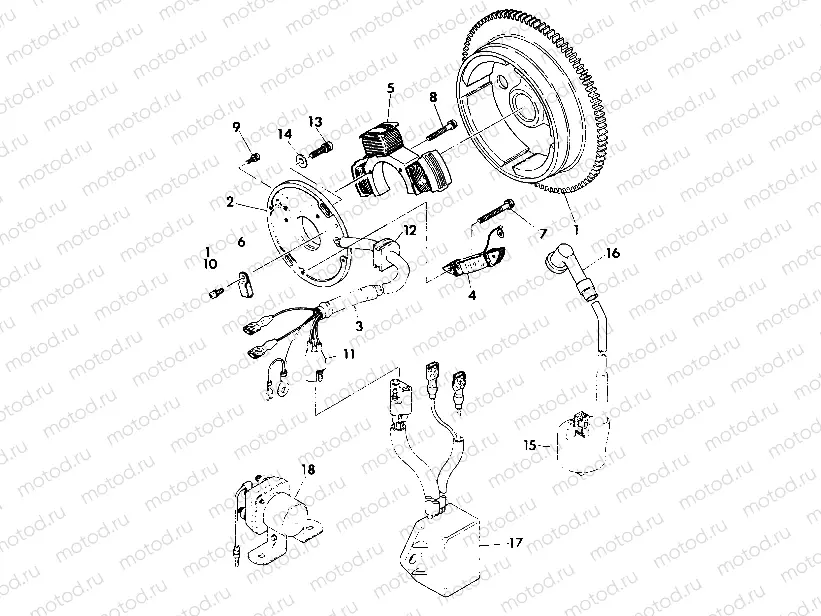 MAGNETO ASSEMBLY   350 2X4 - Update (4919821982041A) | MAGNETO ASSEMBLY   350 2X4 - Update (4919821982041A)