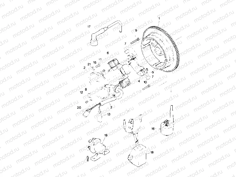 Magneto Assembly (4913491349036A) | Magneto Assembly (4913491349036A)