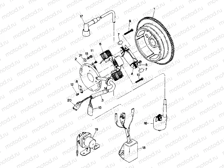 Magneto Assembly (4913511351043A) | Magneto Assembly (4913511351043A)