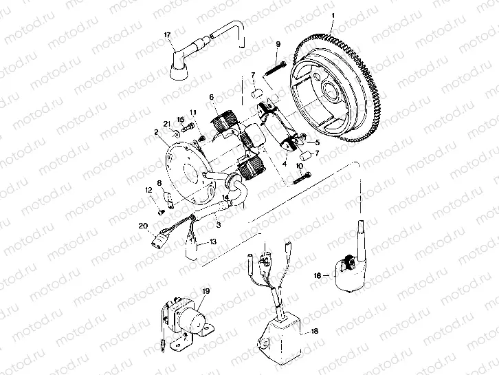 Magneto Assembly (4913521352043A) | Magneto Assembly (4913521352043A)
