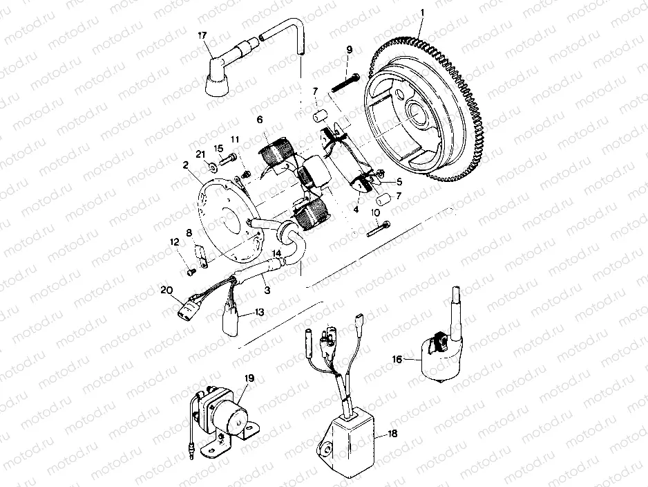 Magneto Assembly (49147514750043) | Magneto Assembly (49147514750043)