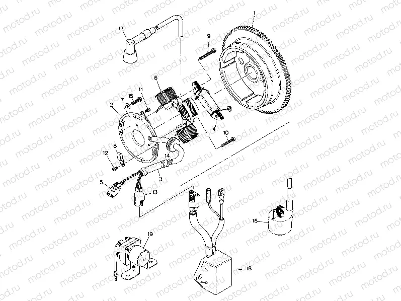 Magneto Assembly (4914761476043A) | Magneto Assembly (4914761476043A)