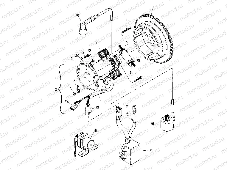Magneto Assembly (4914781478036A) | Magneto Assembly (4914781478036A)