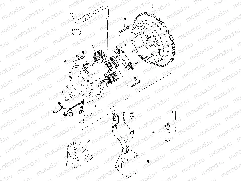 Magneto Assembly (4916331633036A) | Magneto Assembly (4916331633036A)