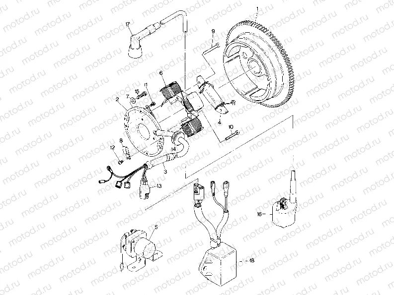 Magneto Assembly (4916341634037A) | Magneto Assembly (4916341634037A)
