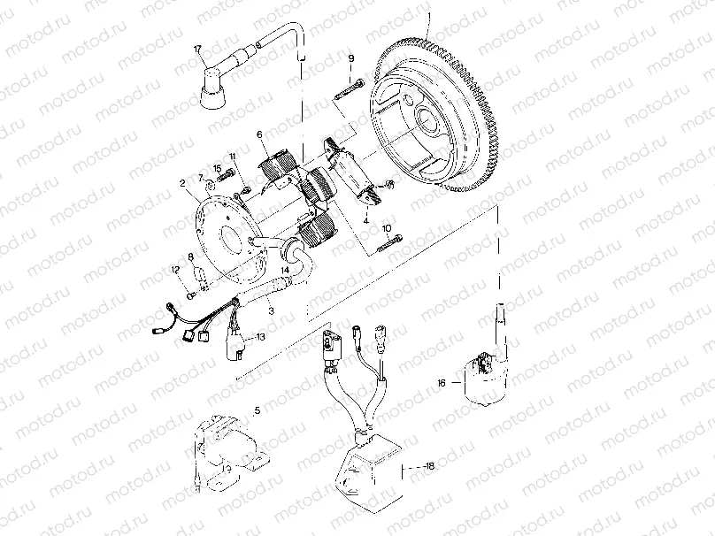 Magneto Assembly (4916351635048A) | Magneto Assembly (4916351635048A)