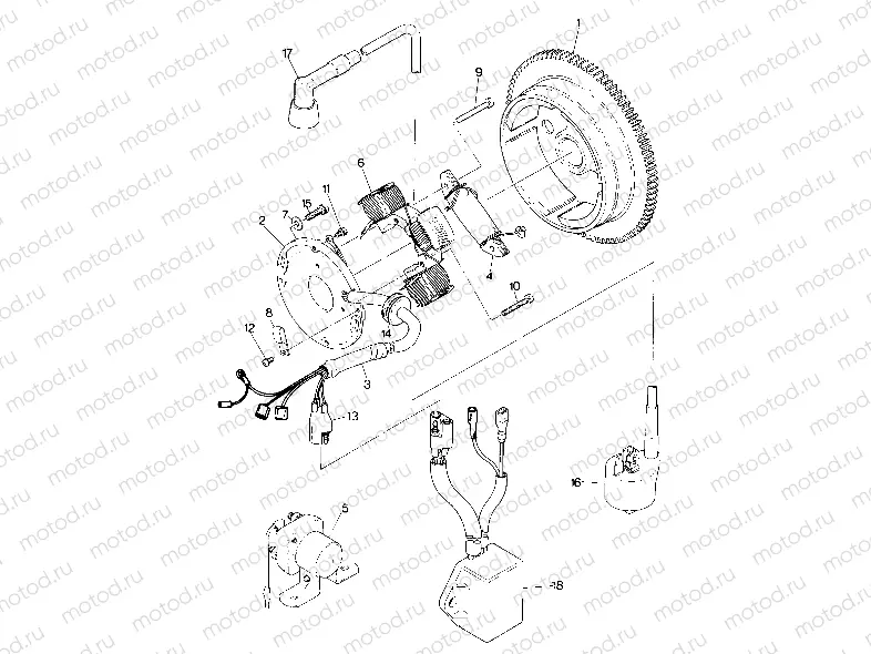 Magneto Assembly (4917741774041A) | Magneto Assembly (4917741774041A)