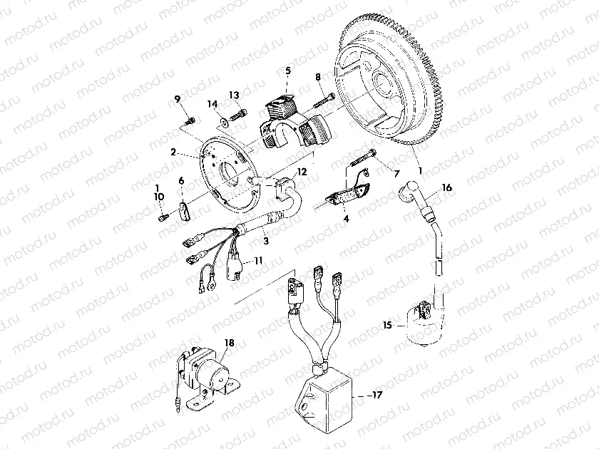 Magneto Assembly (4918531853041A) | Magneto Assembly (4918531853041A)